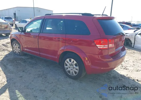 2018 Dodge Journey Se из США, поврежденный, VIN 3C4PDCAB5JT518923